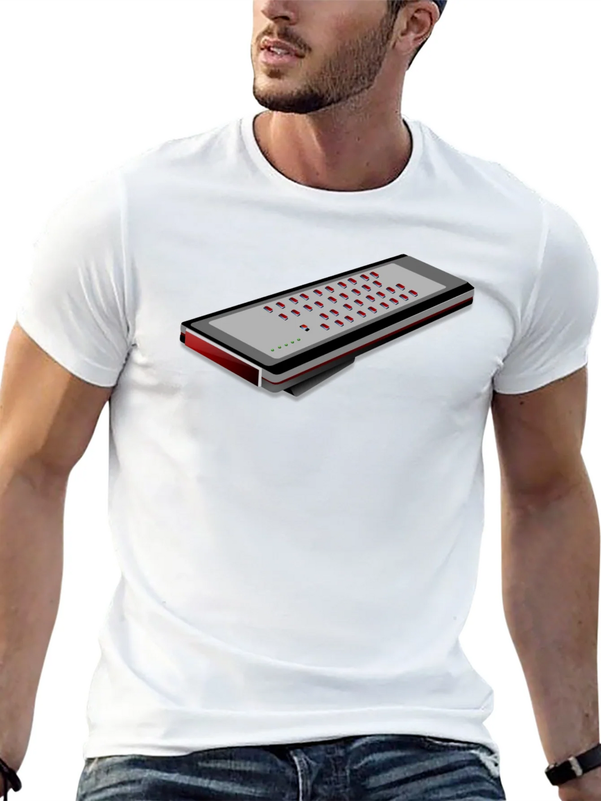 Novelty Theremin T-Shirt - Musical Instrument Design product image 4