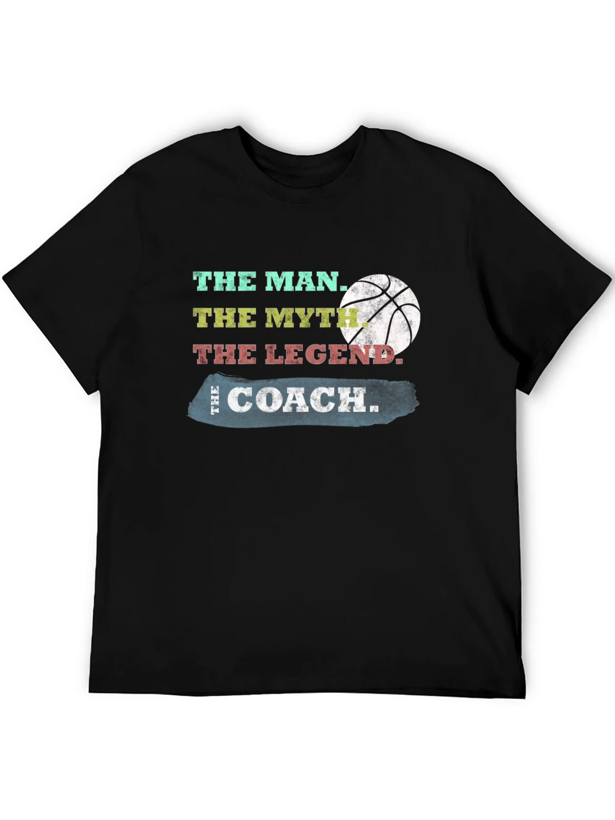 The Coach T-Shirt: Man Myth Legend Basketball Tee product image 8