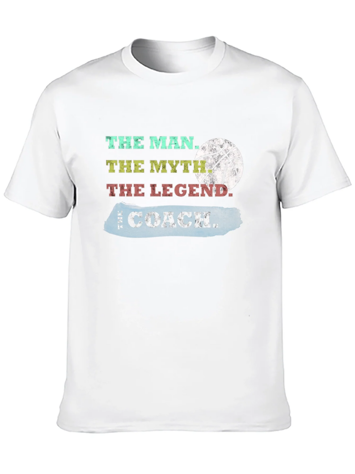 The Coach T-Shirt: Man Myth Legend Basketball Tee product image 12