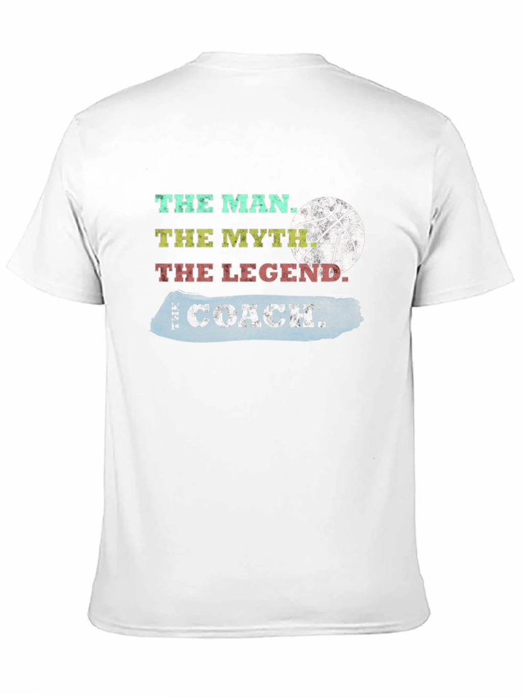 The Coach T-Shirt: Man Myth Legend Basketball Tee product image 2