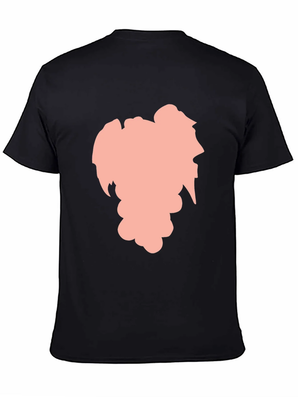 Stylish Black Graphic Tee - Abstract Silhouette Design product image 7