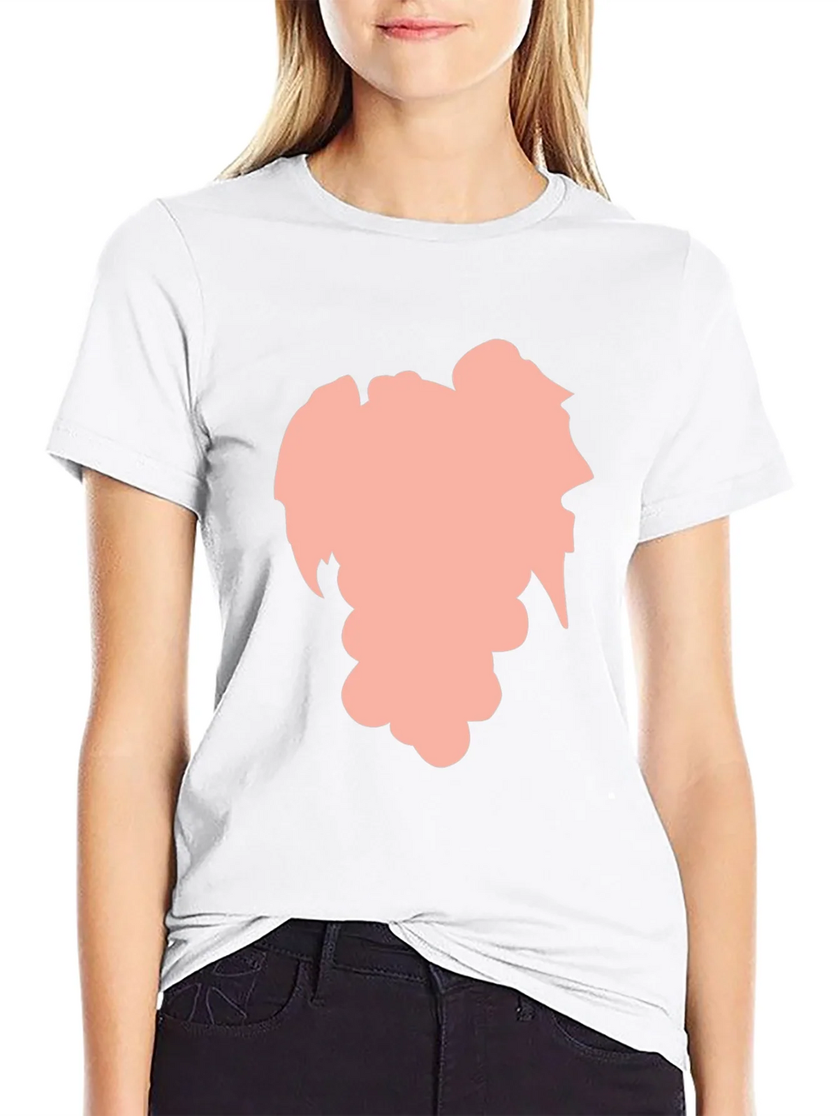 Stylish Black Graphic Tee - Abstract Silhouette Design product image 11