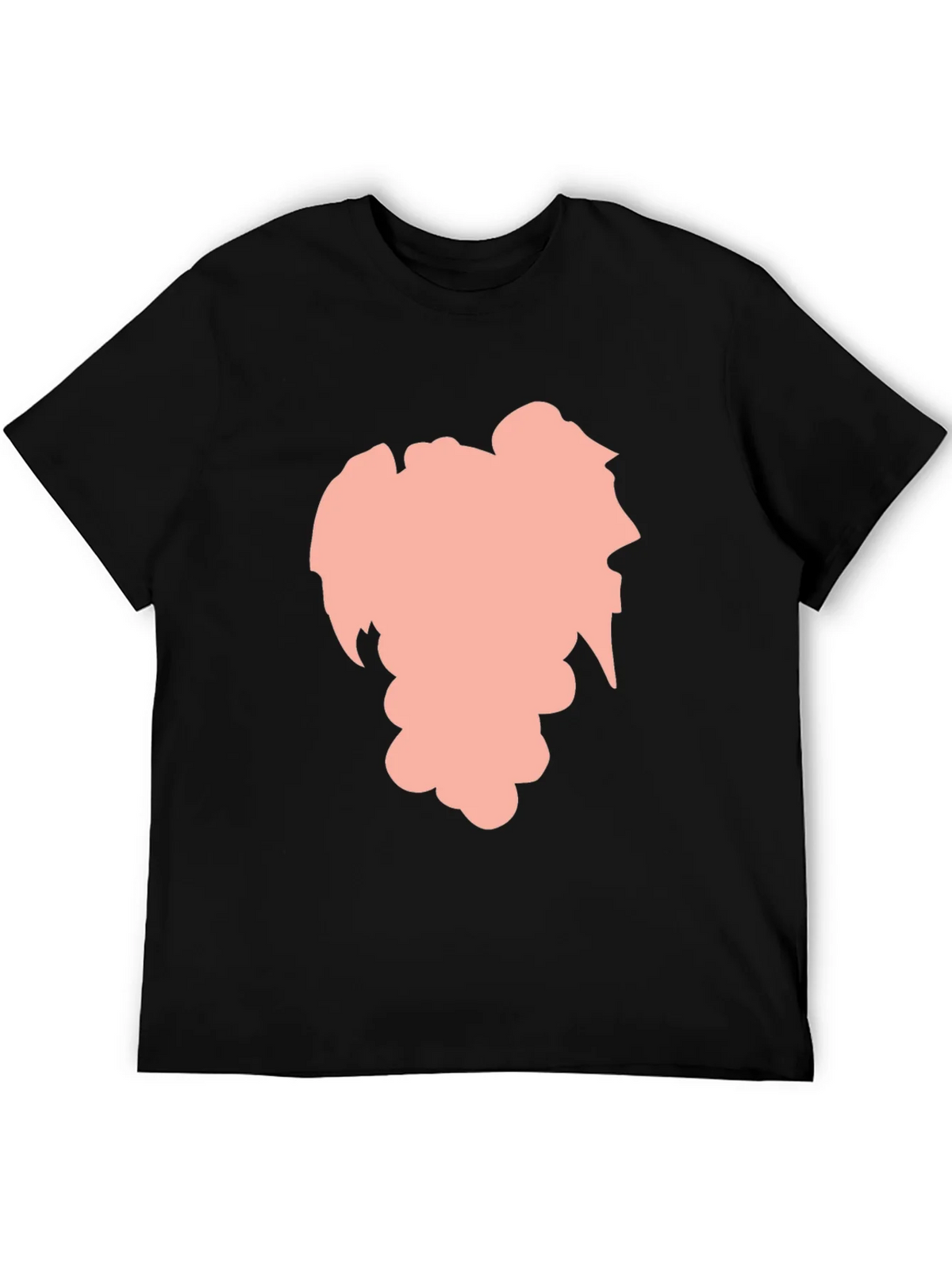 Stylish Black Graphic Tee - Abstract Silhouette Design product image 8