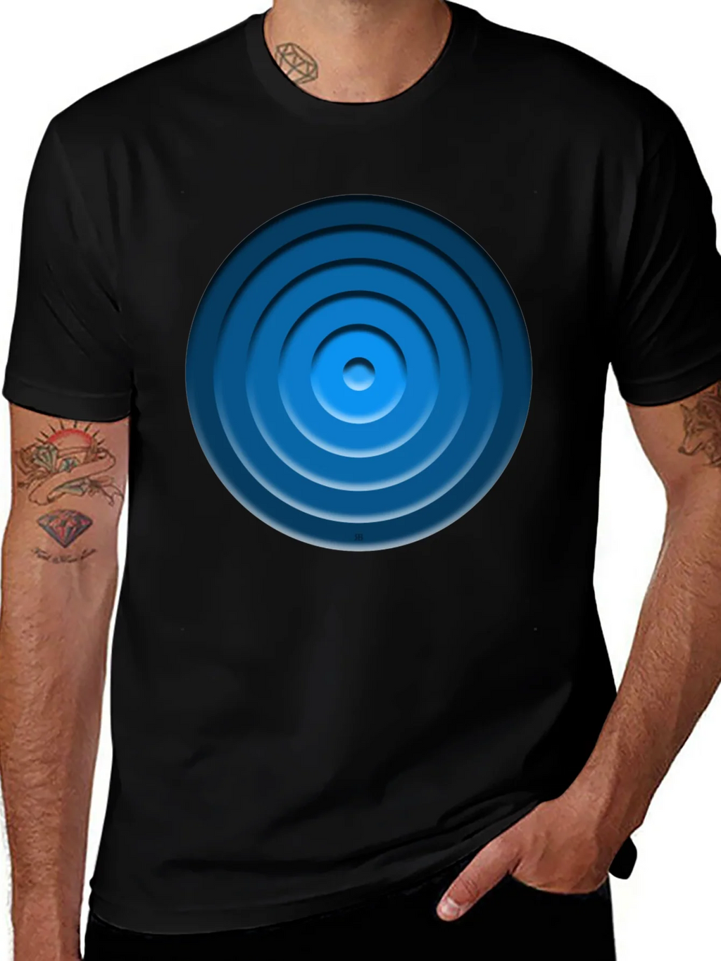 Modern Target Graphic T-Shirt - Soft Cotton Blend product image 1