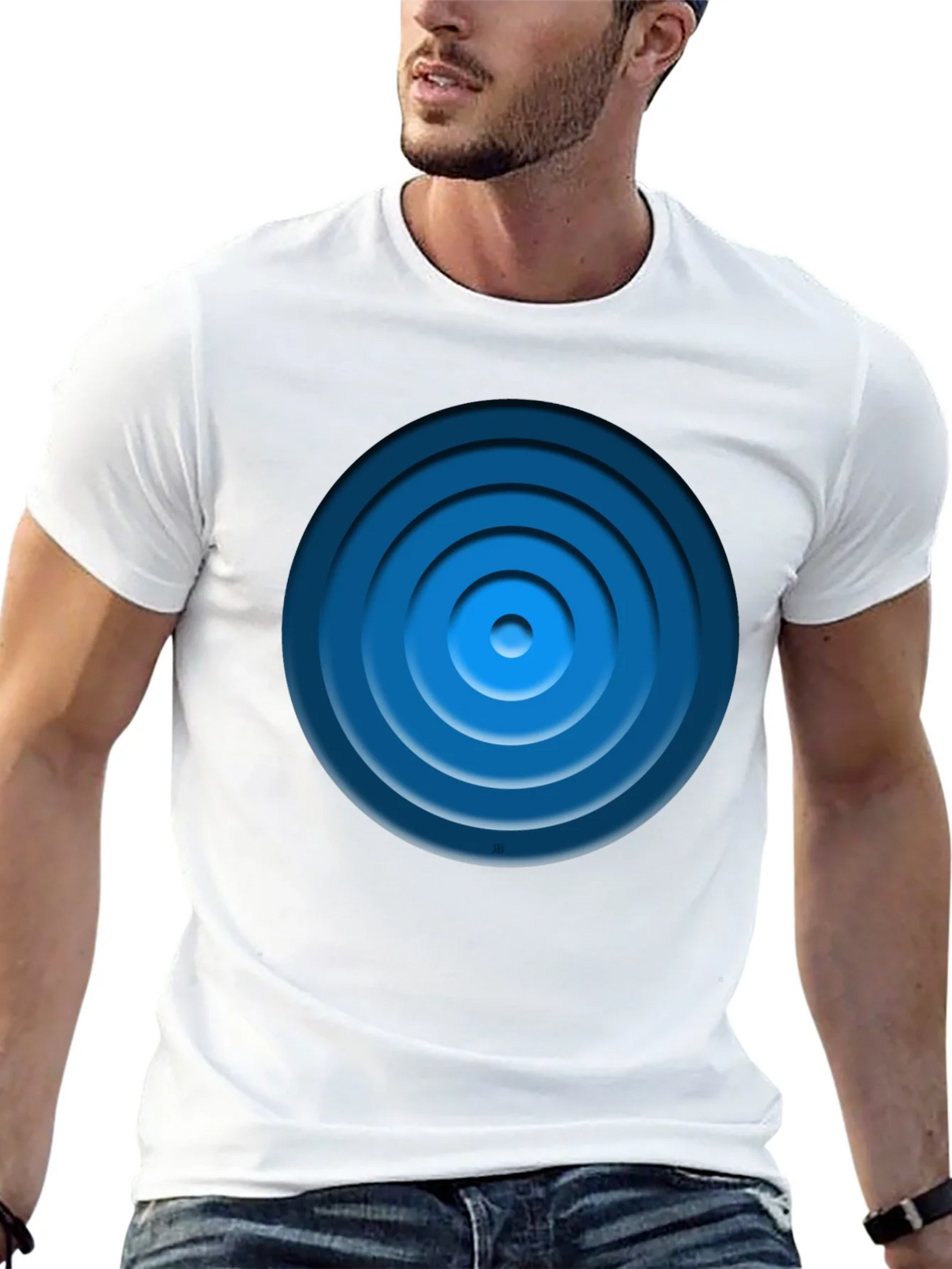 Modern Target Graphic T-Shirt - Soft Cotton Blend product image 4