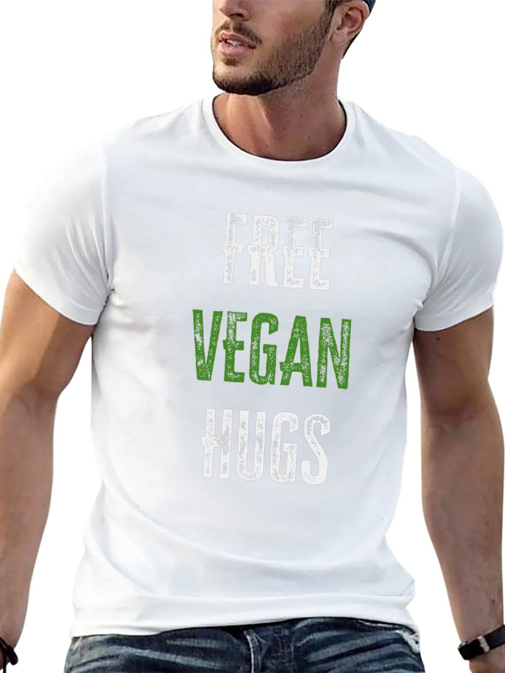 Free Vegan Hugs T-Shirt - Soft Cotton Tee product image 12
