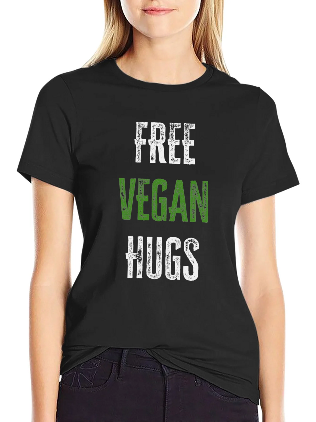 Free Vegan Hugs T-Shirt - Soft Cotton Tee product image 2