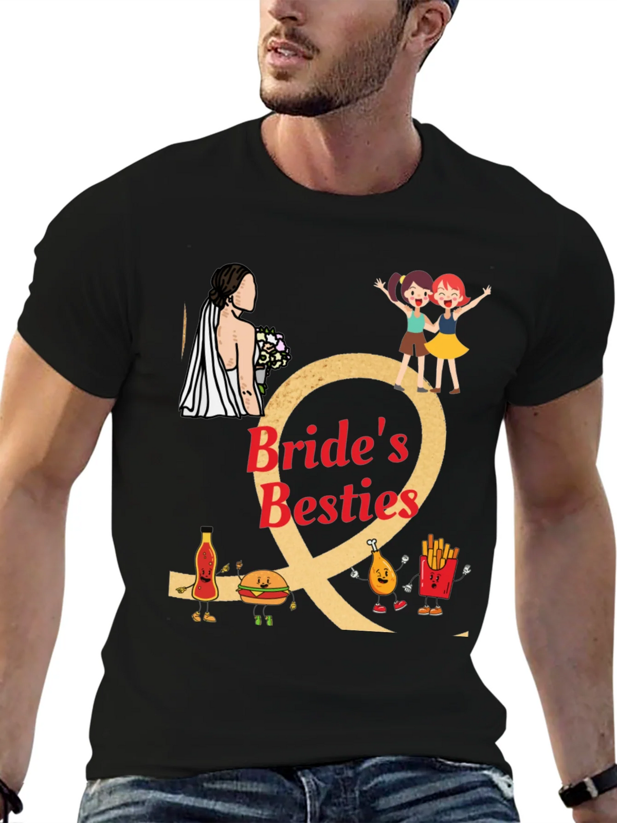 Brides Besties Graphic T-Shirt product image 7