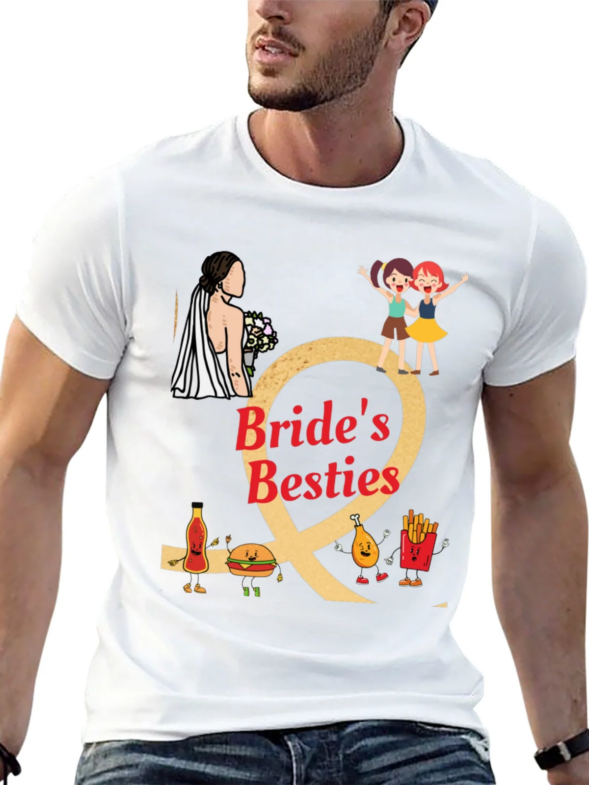 Brides Besties Graphic T-Shirt product image 3