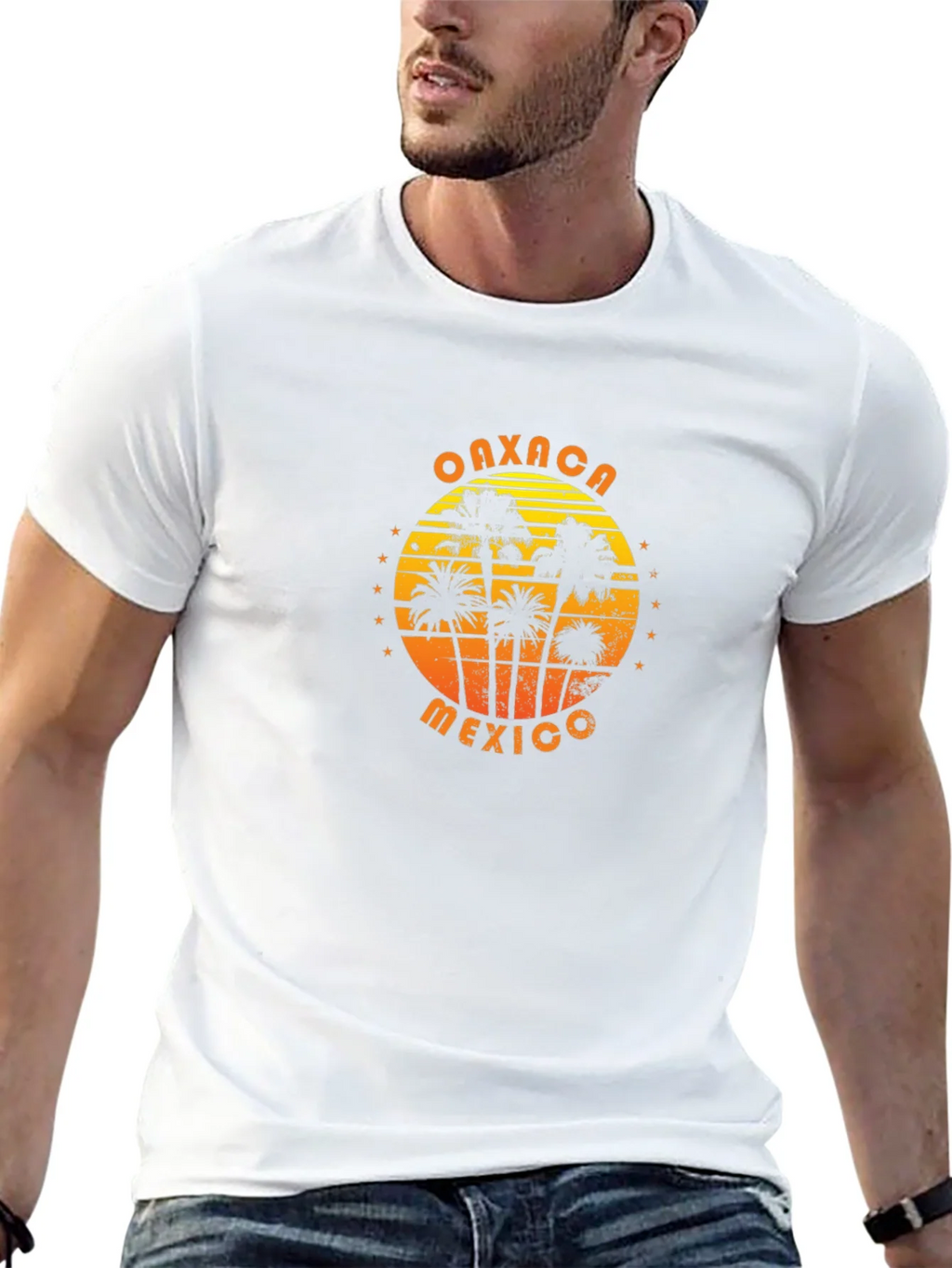 Oaxaca Mexico Palm Tree T-Shirt product image 4