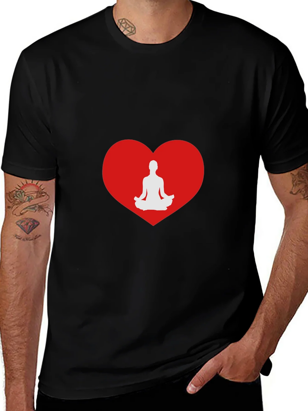 Meditate with Love Graphic Tee product image 1