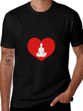 Meditate with Love Graphic Tee product image 1