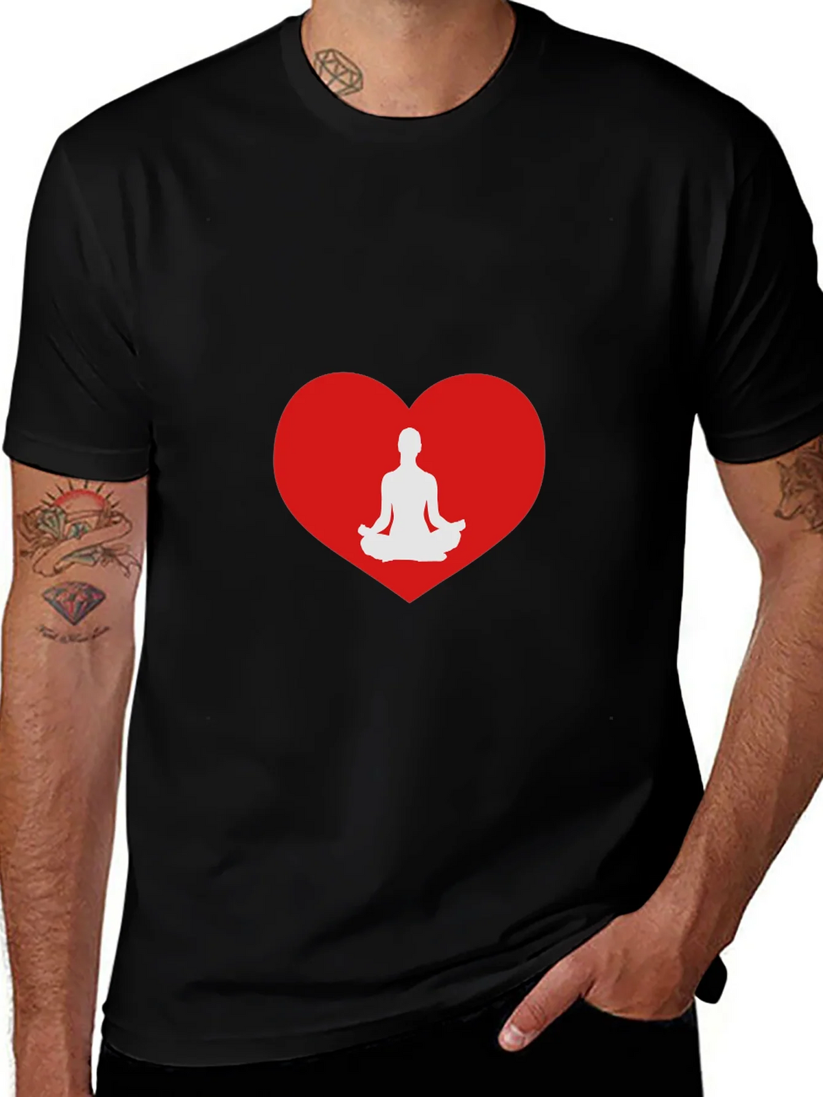 Meditate with Love Graphic Tee product image 1