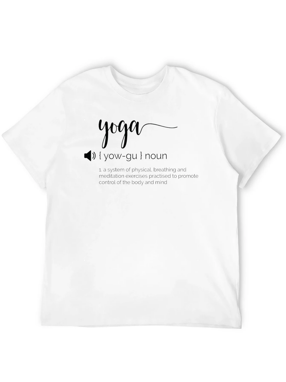 Yoga Definition T-Shirt - Unisex Black Tee product image 3