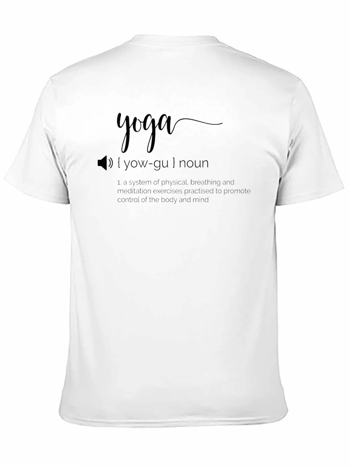 Yoga Definition T-Shirt - Unisex Black Tee product image 2