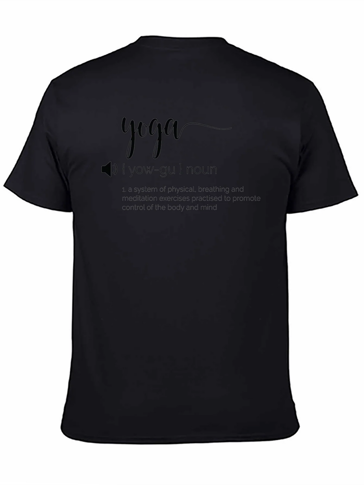 Yoga Definition T-Shirt - Unisex Black Tee product image 7