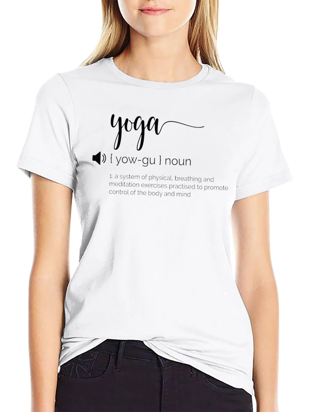 Yoga Definition T-Shirt - Unisex Black Tee product image 11