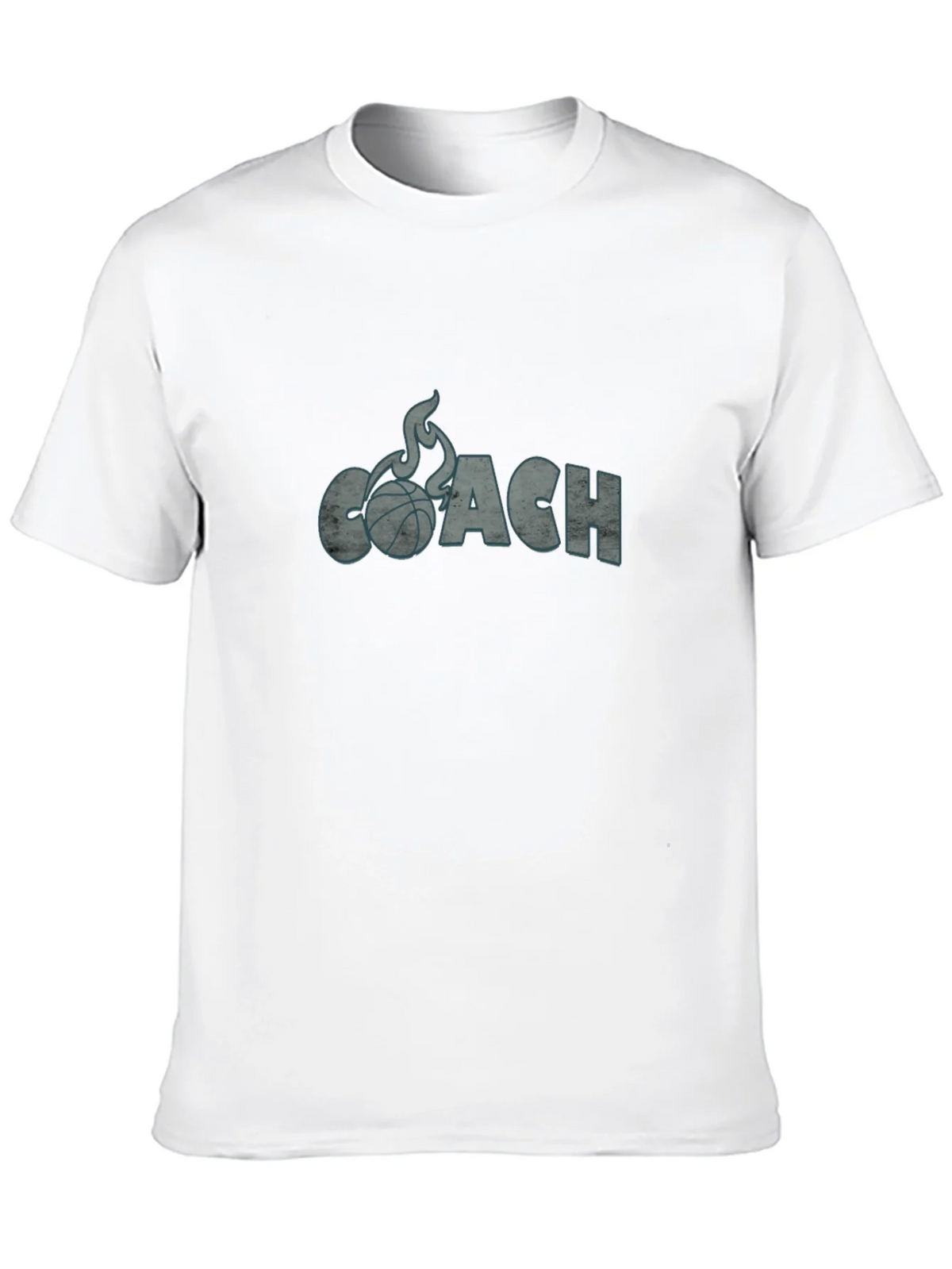 Basketball Coach Graphic Tee - Flaming Ball Design product image 12