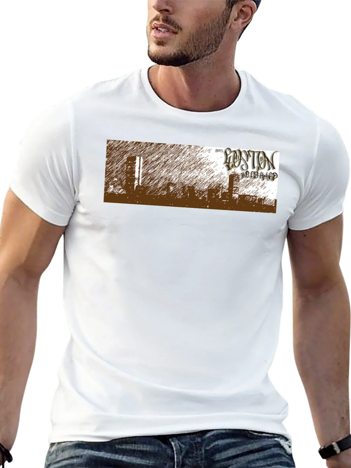Vintage Style Boston T-Shirt product image 4