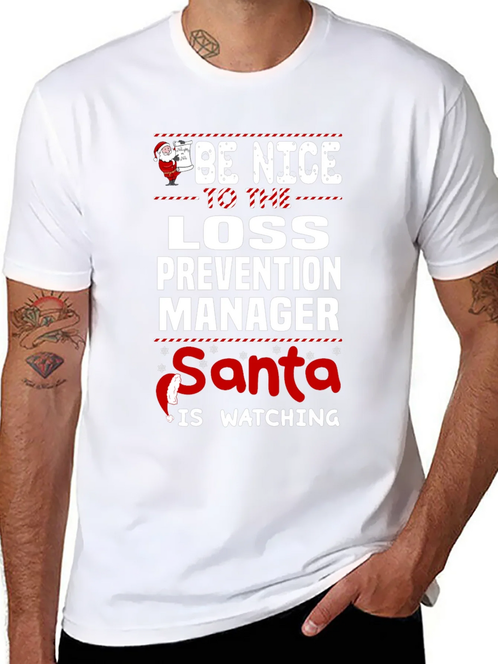 Be Nice to the Loss Prevention Manager Santa Watching product image 10