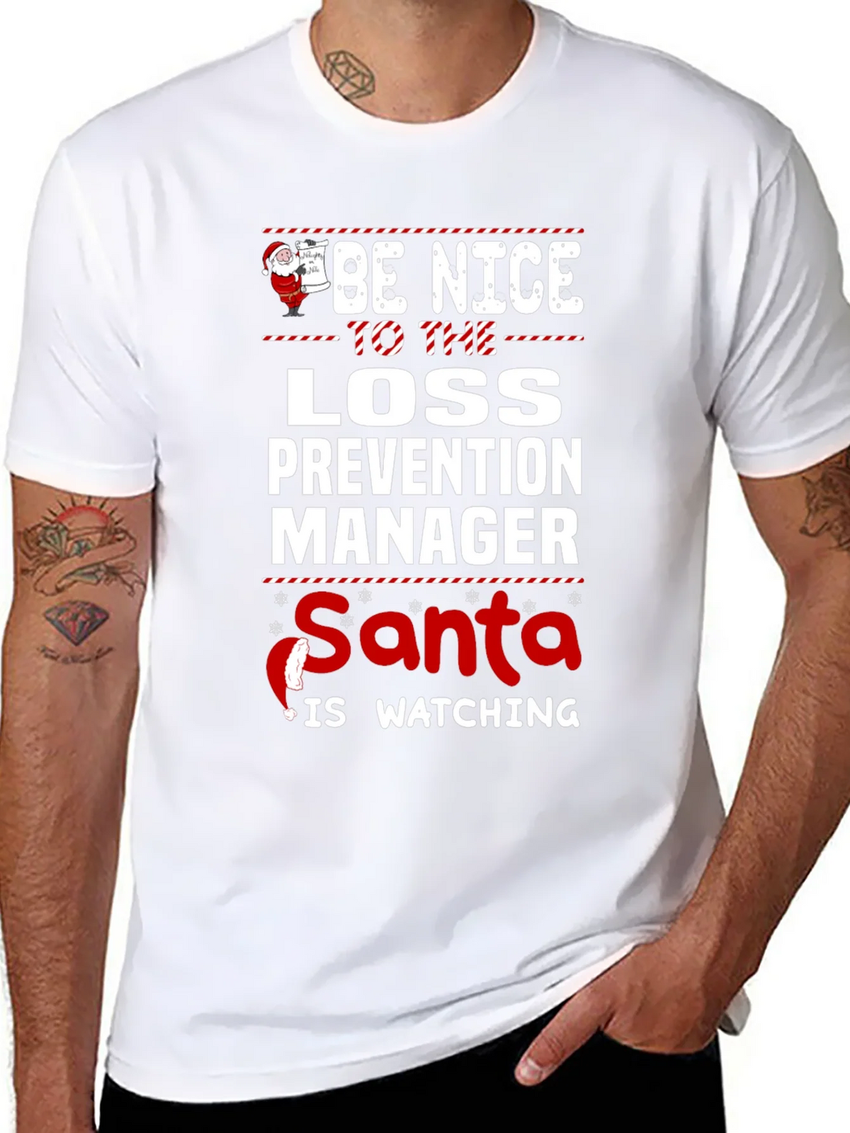 Be Nice to the Loss Prevention Manager Santa Watching product image 10