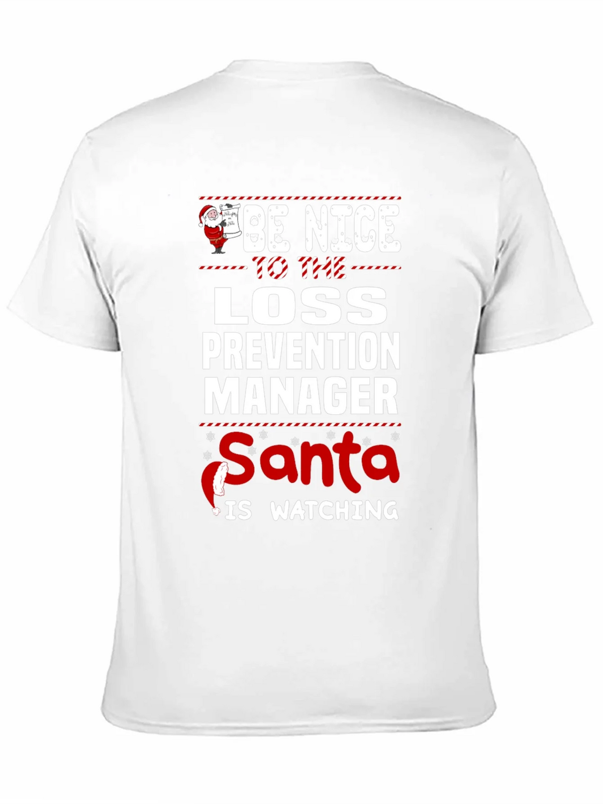 Be Nice to the Loss Prevention Manager Santa Watching product image 2