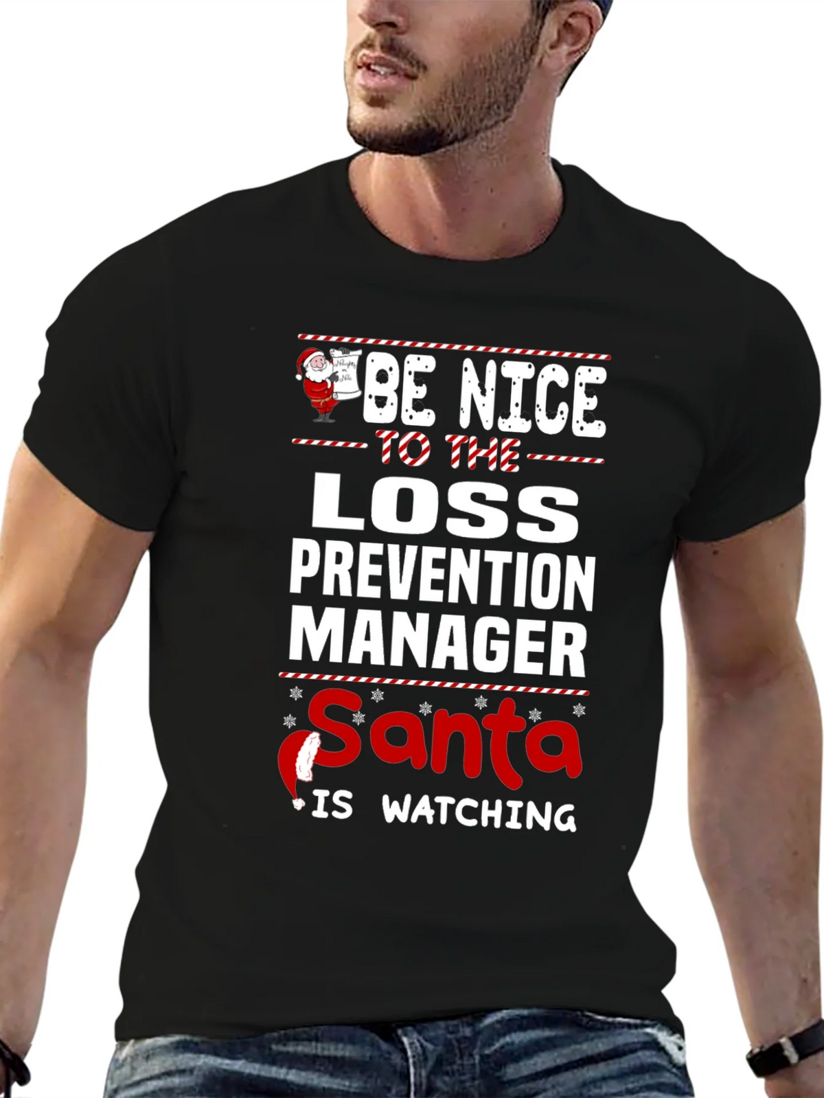 Be Nice to the Loss Prevention Manager Santa Watching product image 9