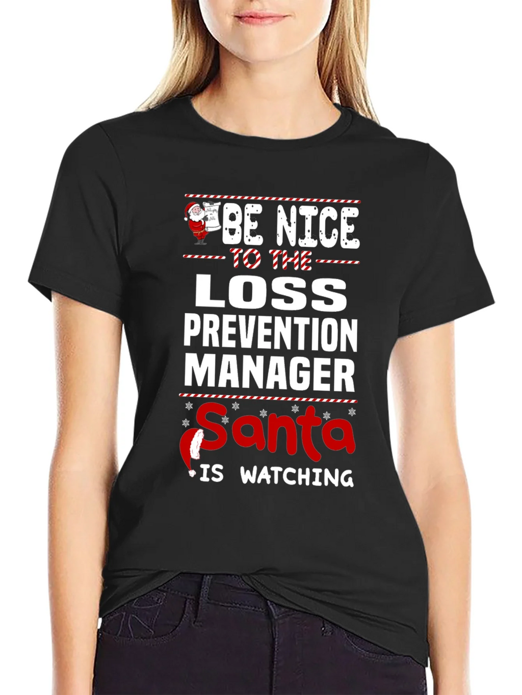 Be Nice to the Loss Prevention Manager Santa Watching product image 5