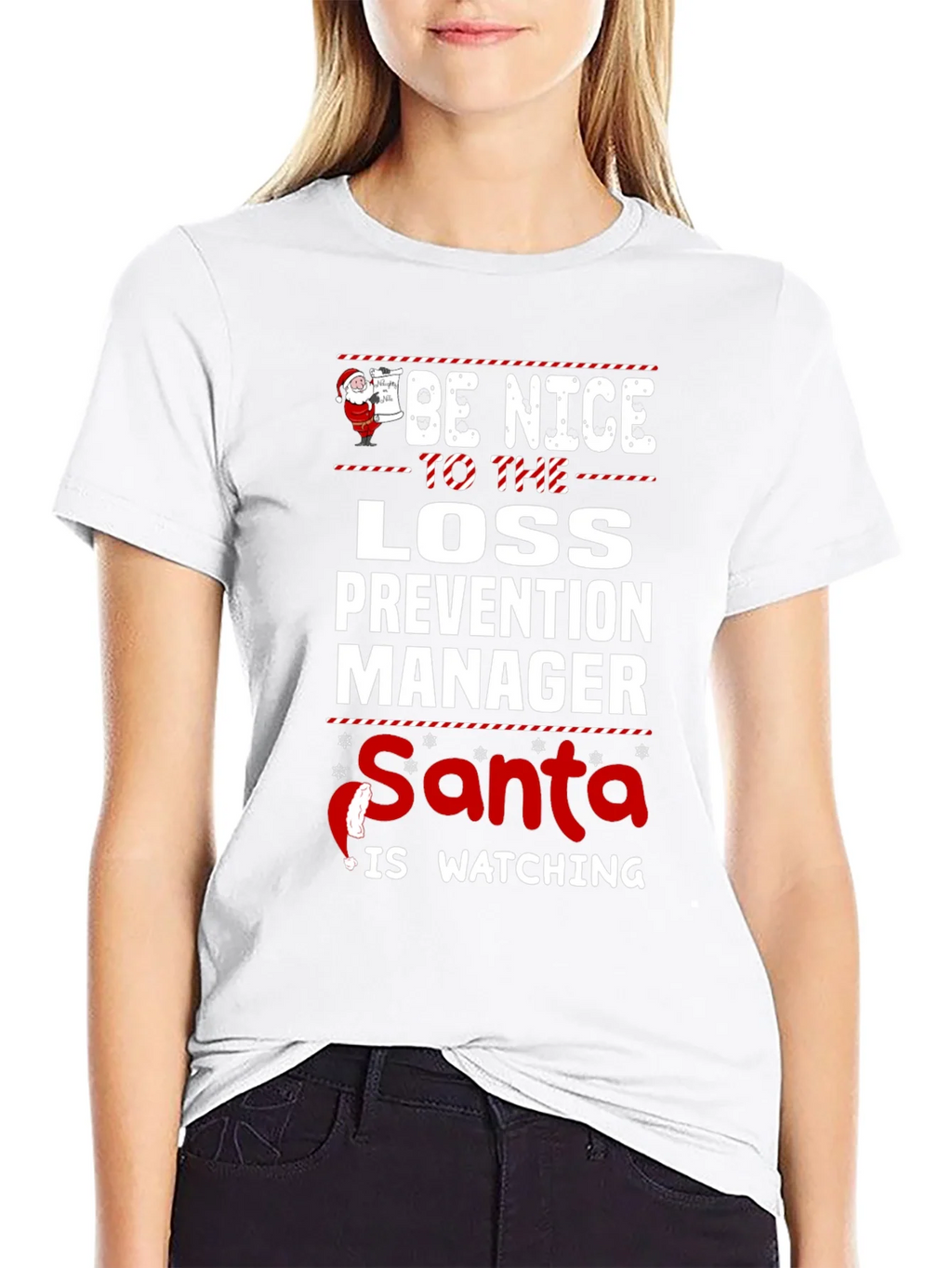 Be Nice to the Loss Prevention Manager Santa Watching product image 11