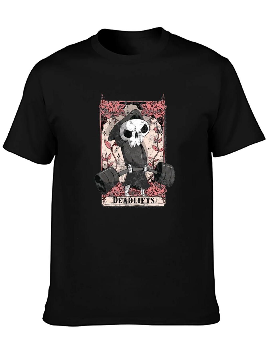 Grim Reaper Deadlifts Black T-Shirt product image 6