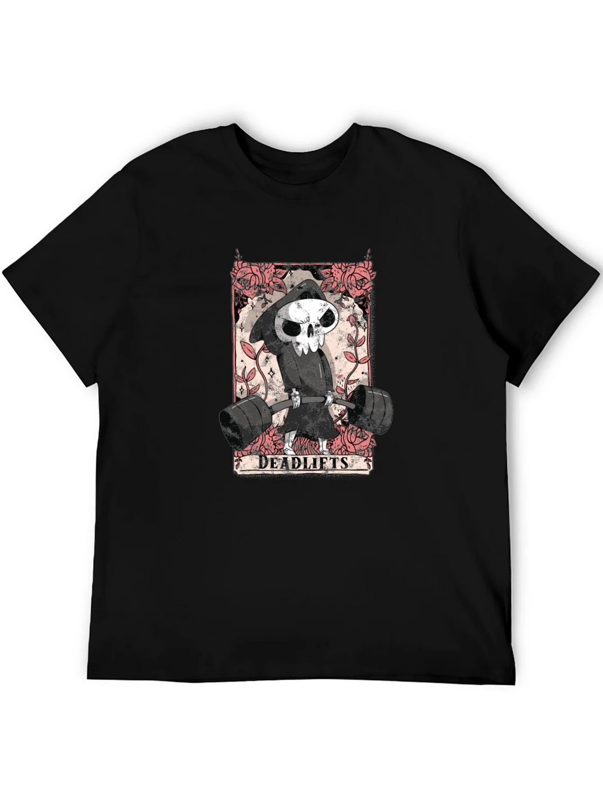 Grim Reaper Deadlifts Black T-Shirt product image 8