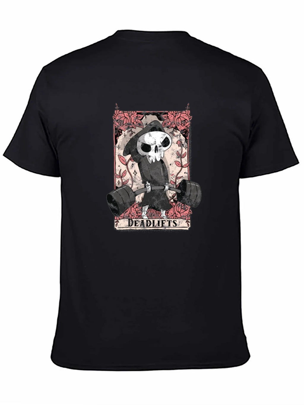 Grim Reaper Deadlifts Black T-Shirt product image 7