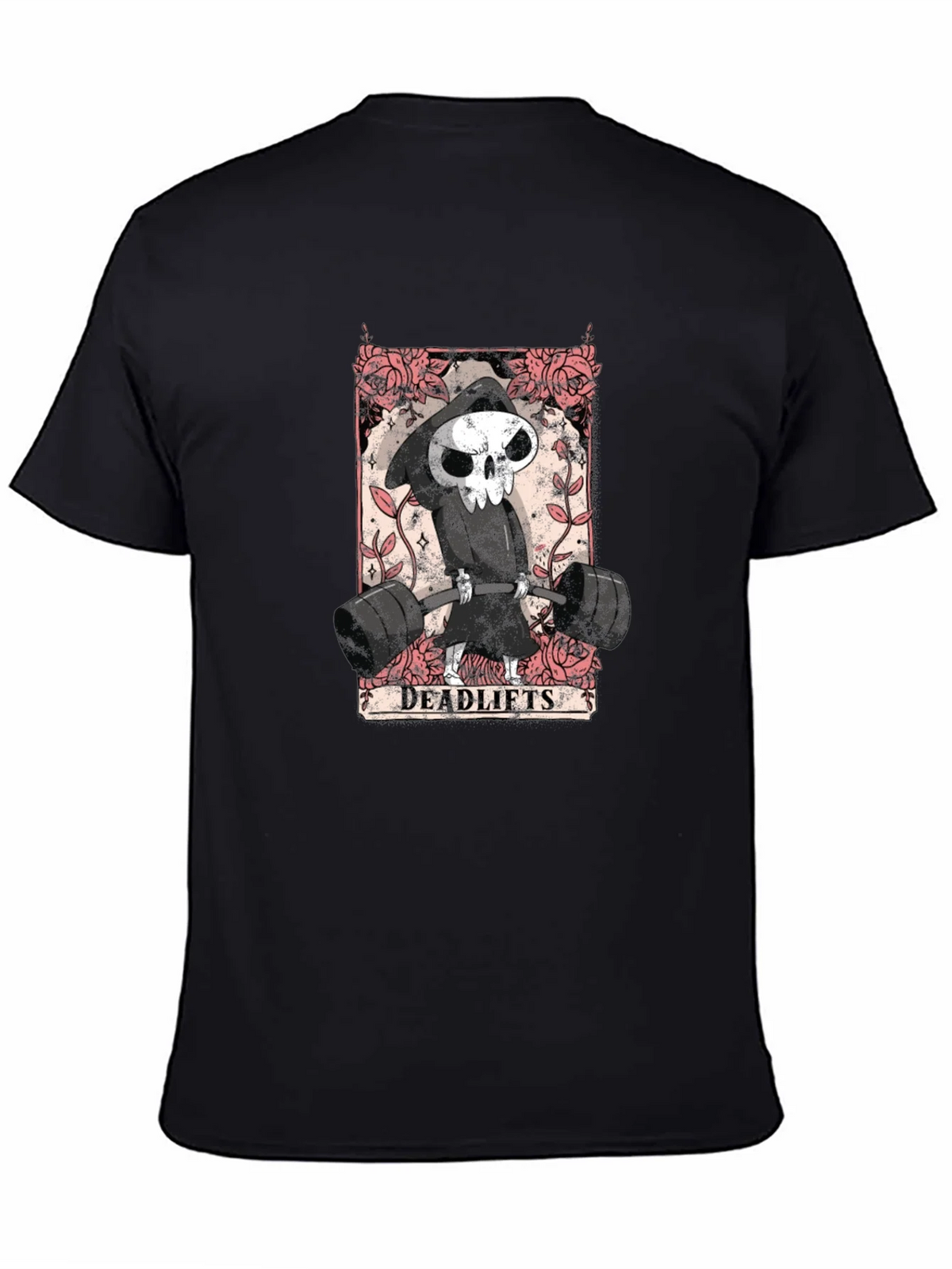 Grim Reaper Deadlifts Black T-Shirt product image 7