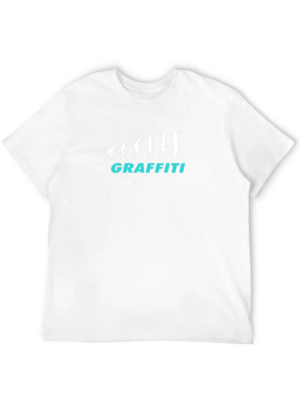 Evolution of Graffiti T-Shirt - Black Crew Neck Tee product image 3