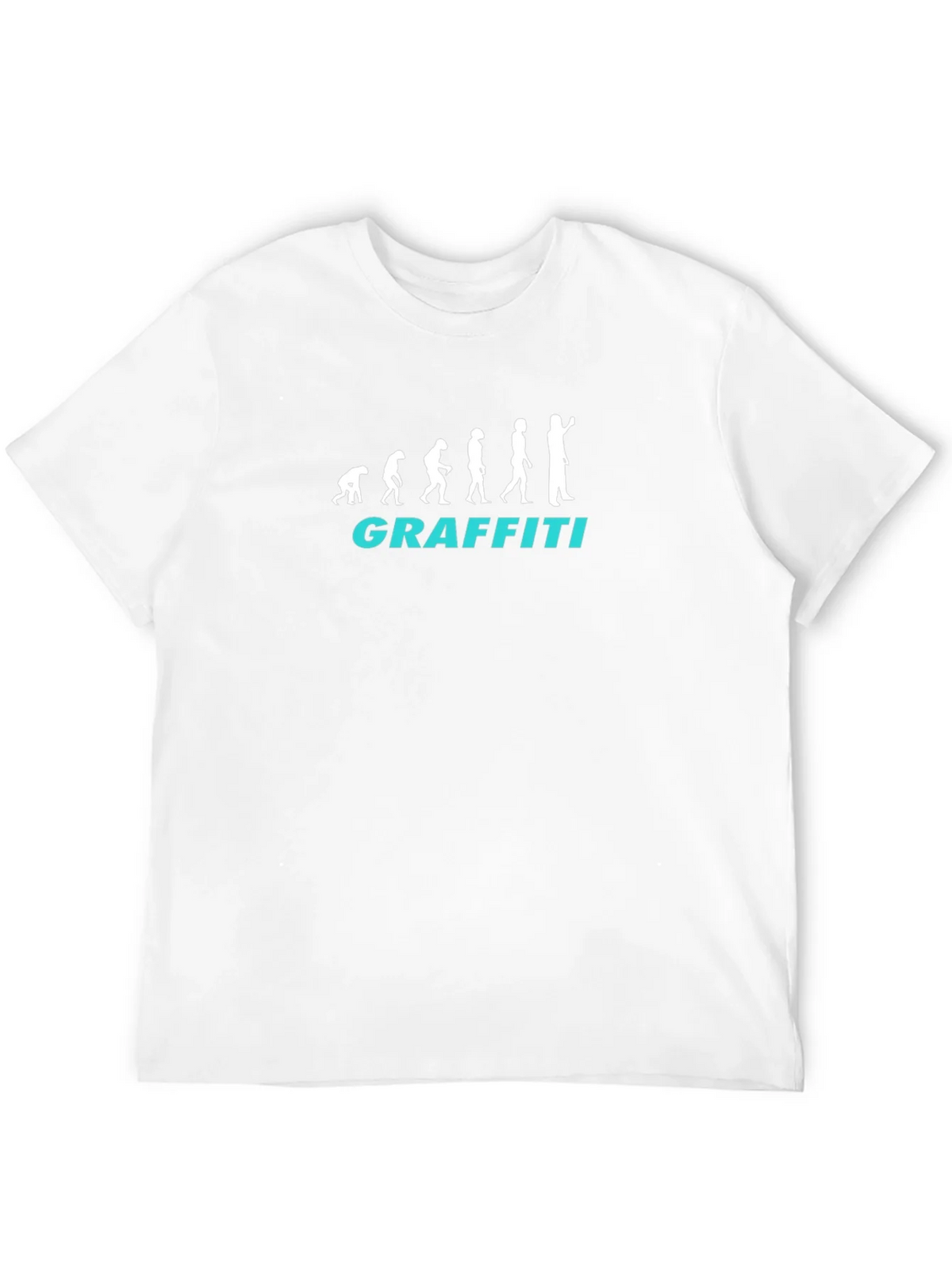 Evolution of Graffiti T-Shirt - Black Crew Neck Tee product image 3