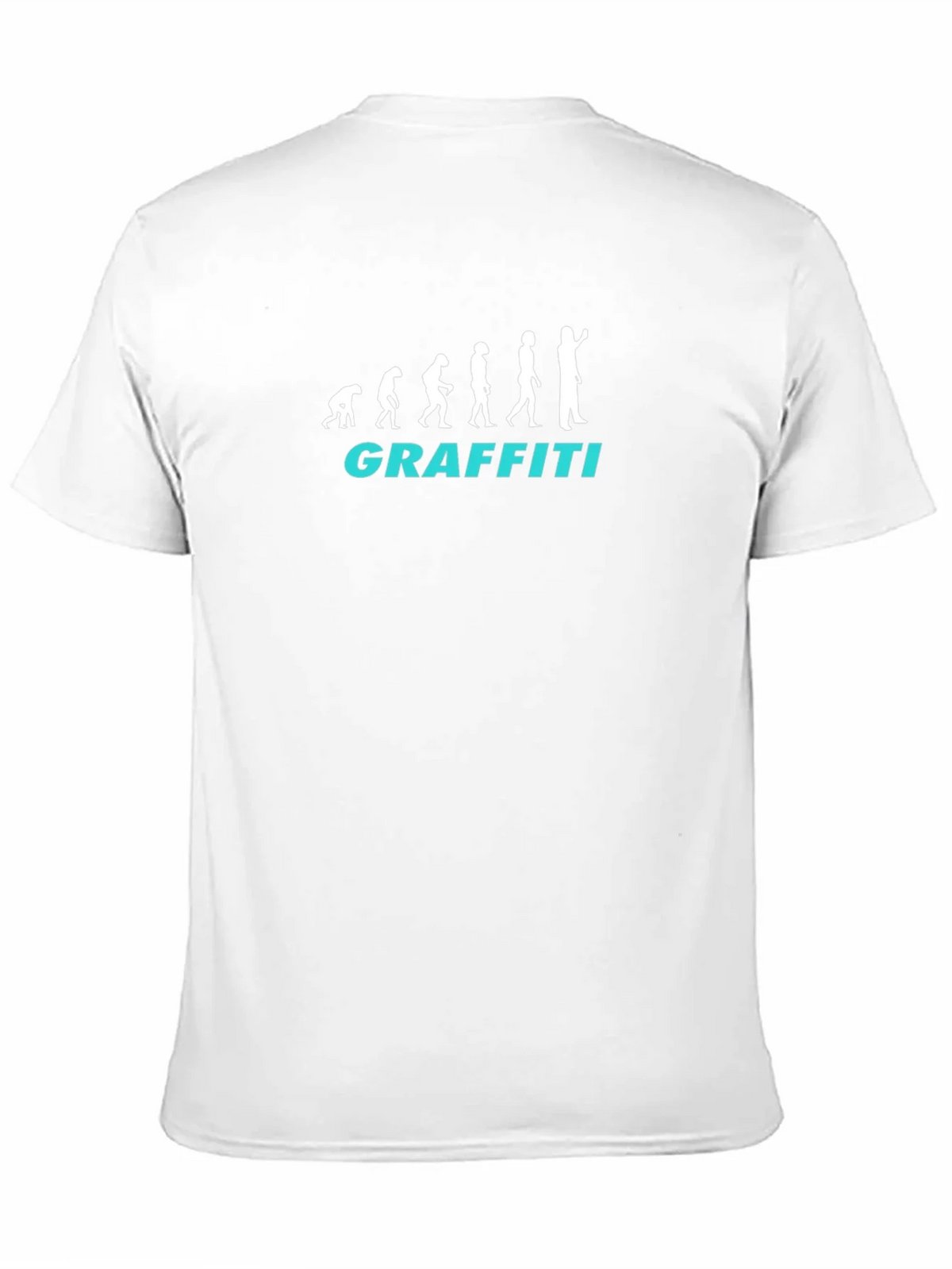 Evolution of Graffiti T-Shirt - Black Crew Neck Tee product image 2