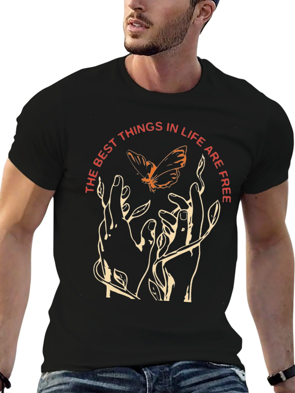 Best Things in Life T-Shirt - Butterfly Design product image 9