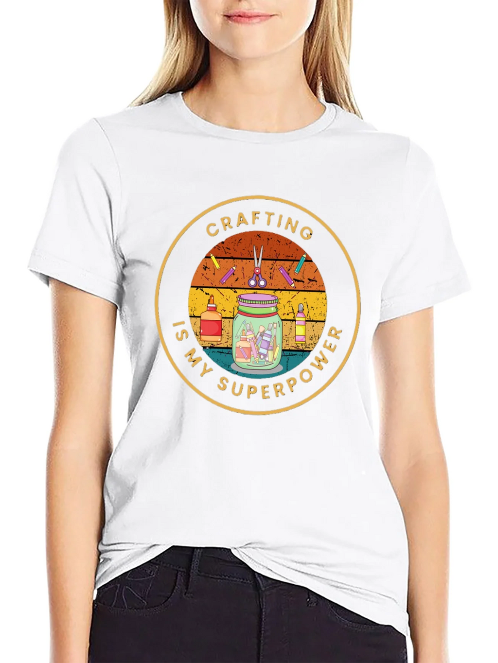 Crafting is My Superpower T-Shirt product image 10