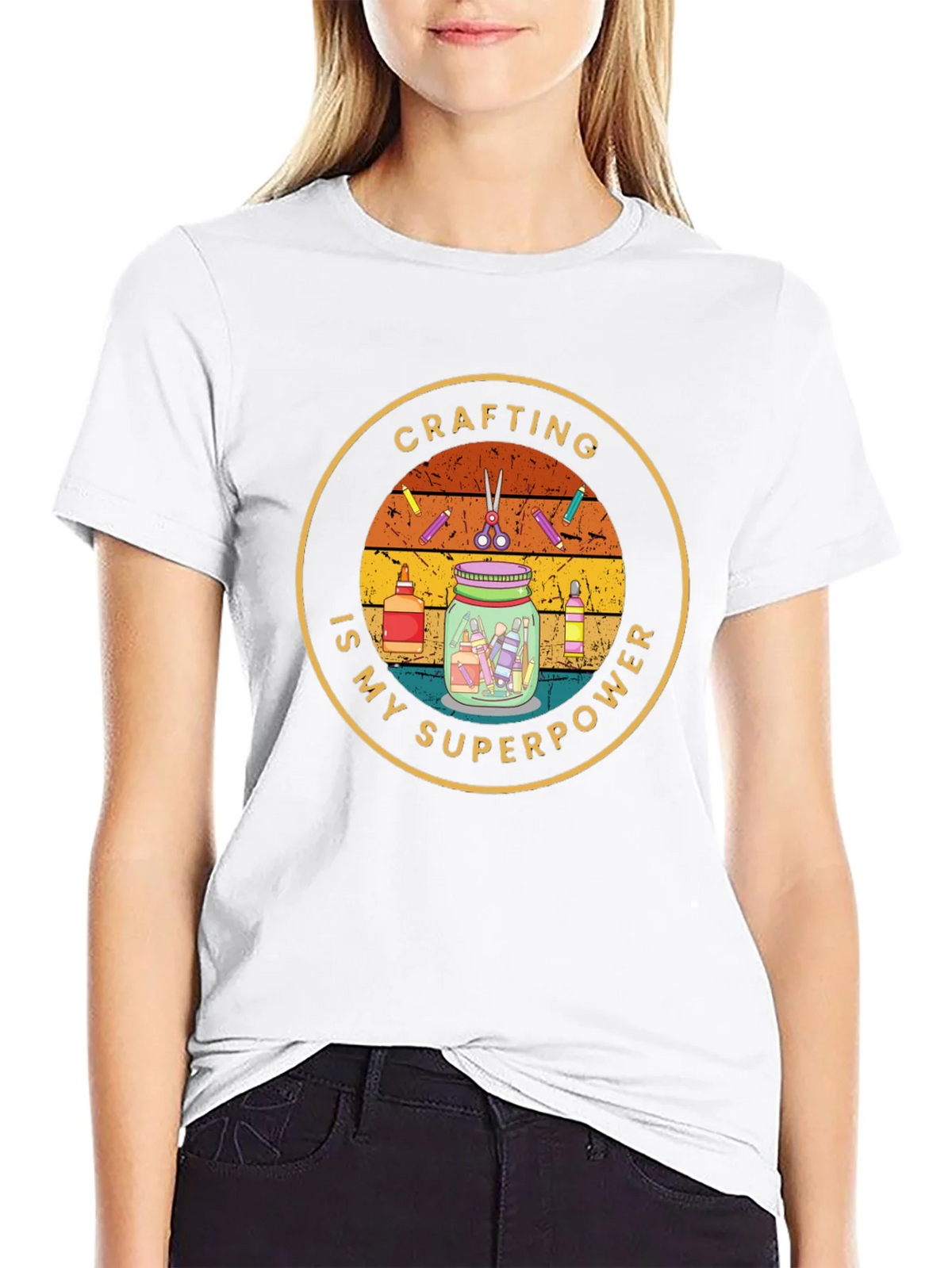 Crafting is My Superpower T-Shirt product image 10