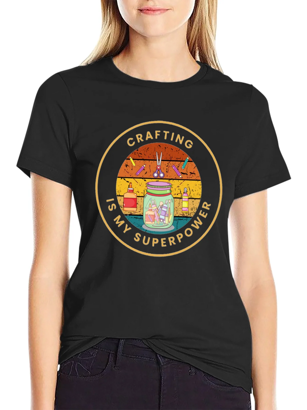 Crafting is My Superpower T-Shirt product image 5