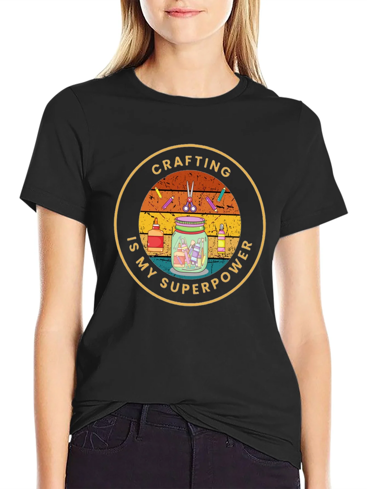 Crafting is My Superpower T-Shirt product image 5