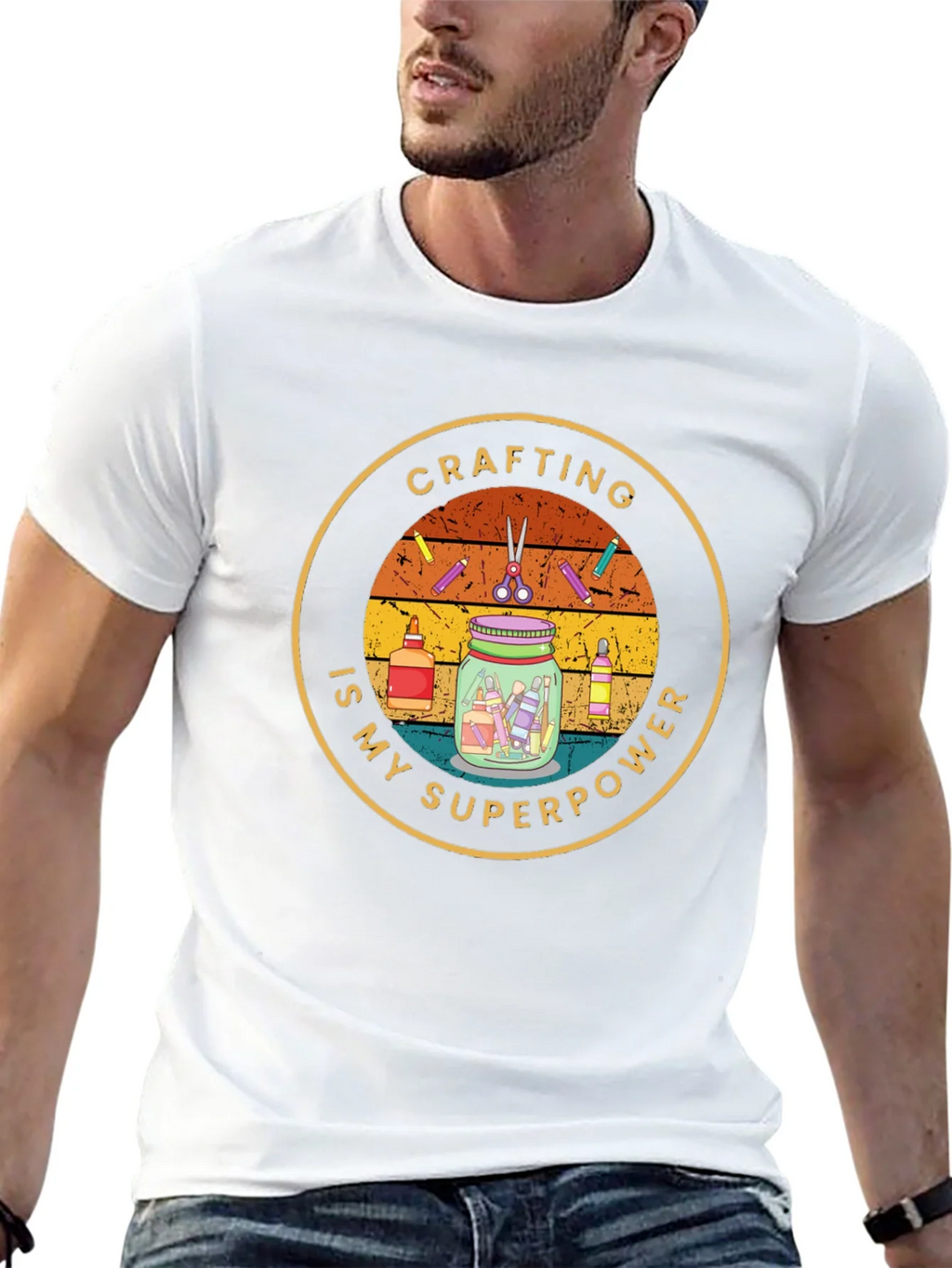 Crafting is My Superpower T-Shirt product image 4