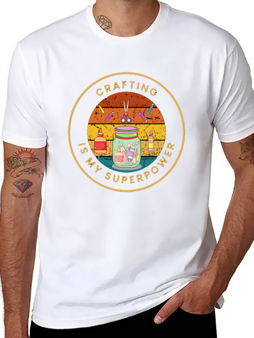 Crafting is My Superpower T-Shirt product image 9