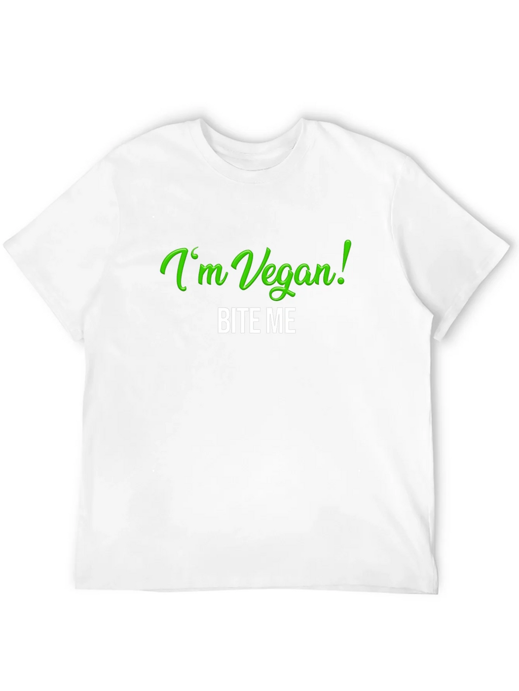 Vegan Bite Me T-Shirt - Black Tee product image 3
