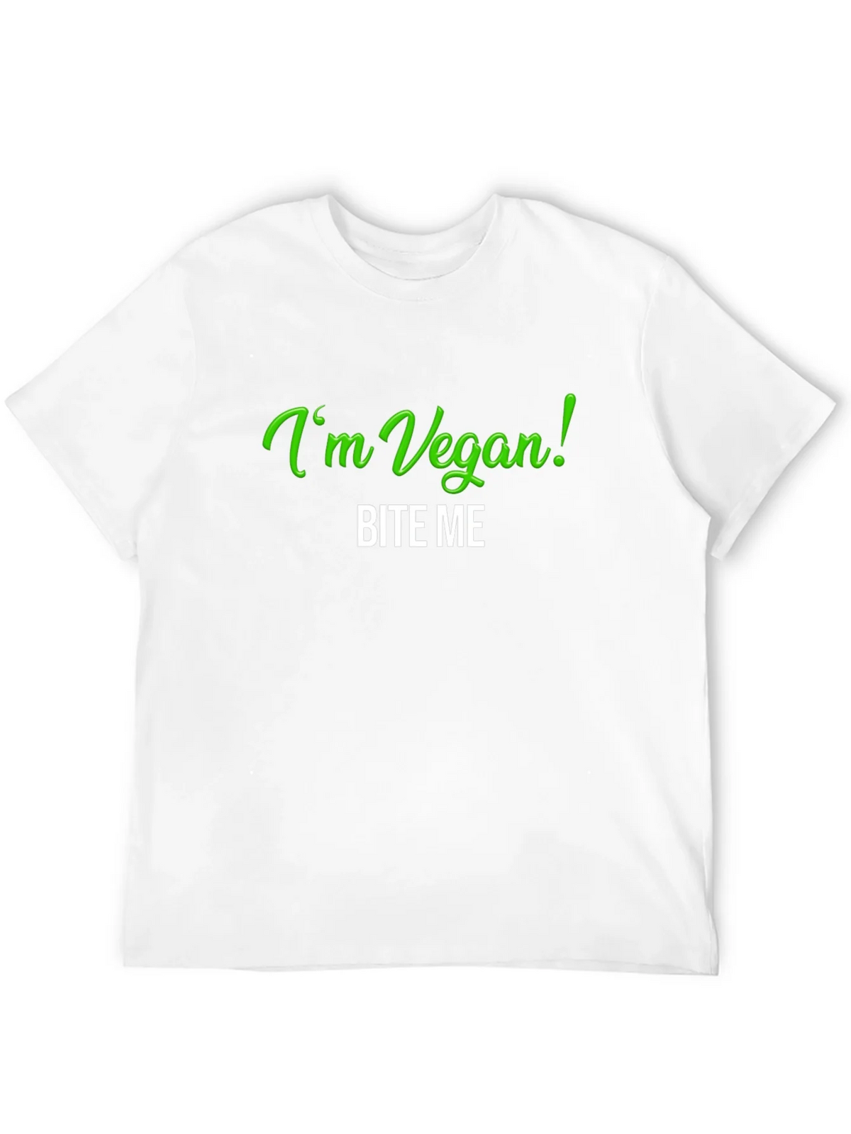 Vegan Bite Me T-Shirt - Black Tee product image 3
