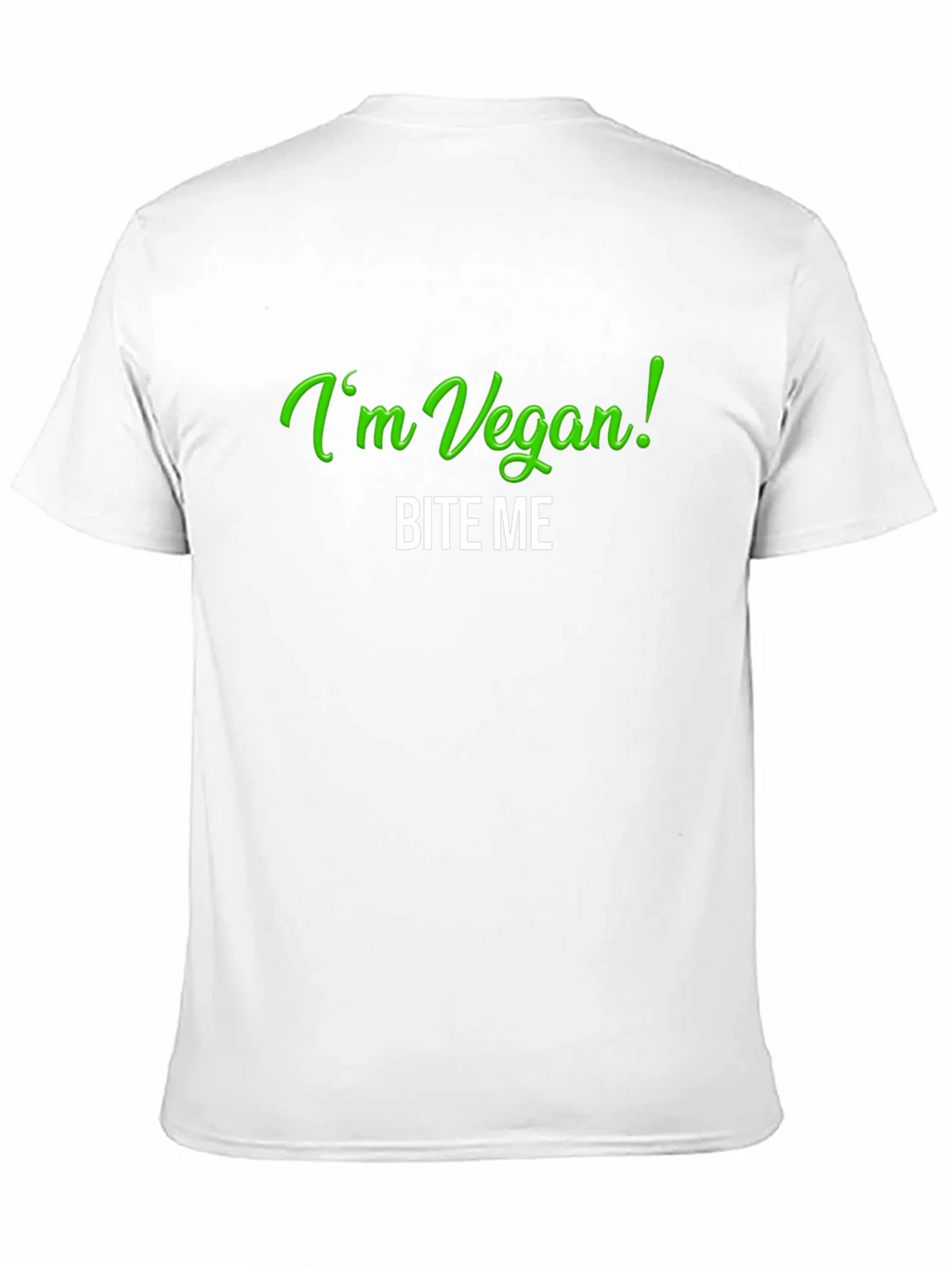 Vegan Bite Me T-Shirt - Black Tee product image 2