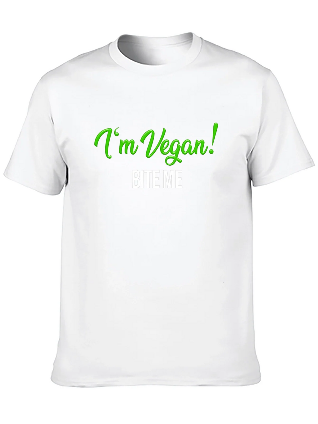 Vegan Bite Me T-Shirt - Black Tee product image 12