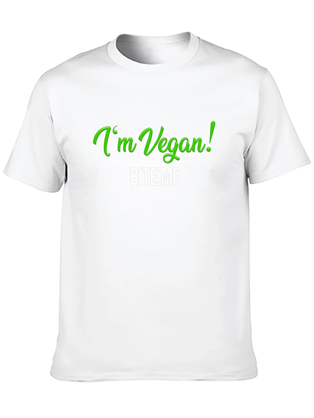 Vegan Bite Me T-Shirt - Black Tee product image 12