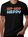 Hip-Hop Happy Graphic Tee - Unisex product image 1