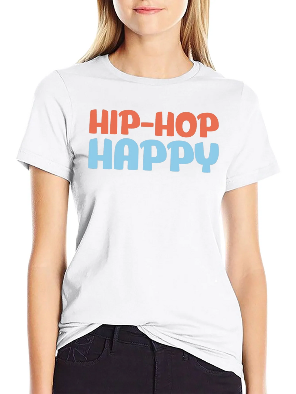 Hip-Hop Happy Graphic Tee - Unisex product image 11